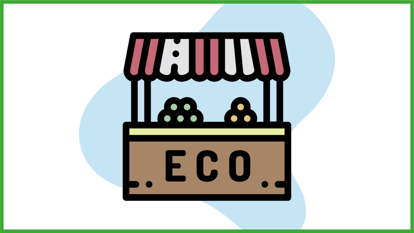 Immagine di una bancarella ECO