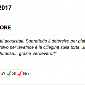 recensione venditore feedaty