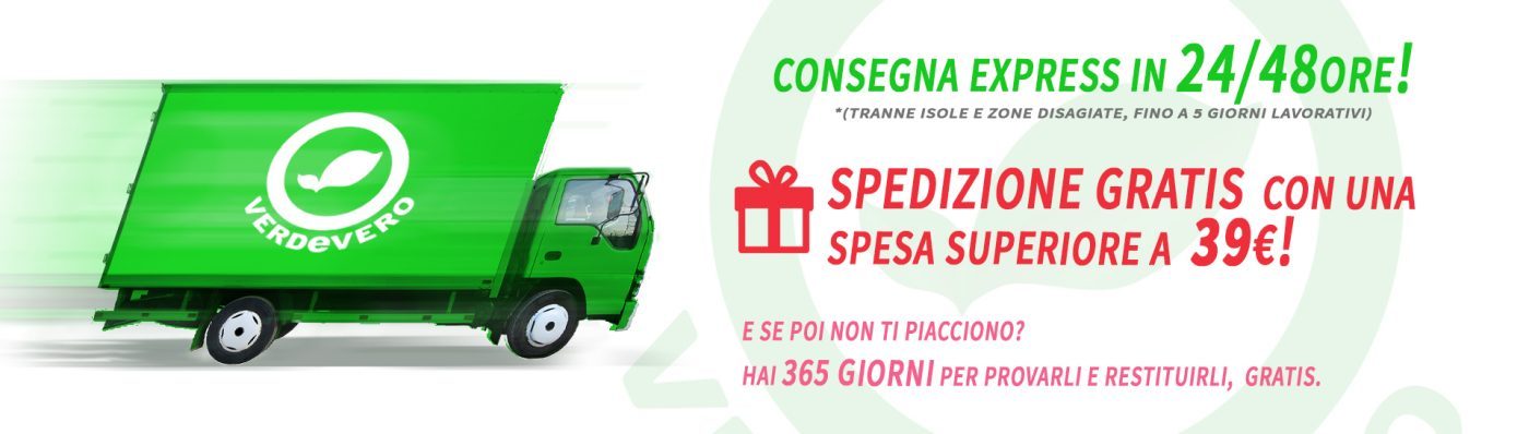 verdevero detersivi ecologici spedizione