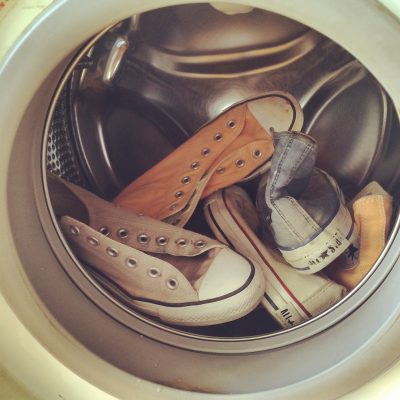 scarpe in lavatrice