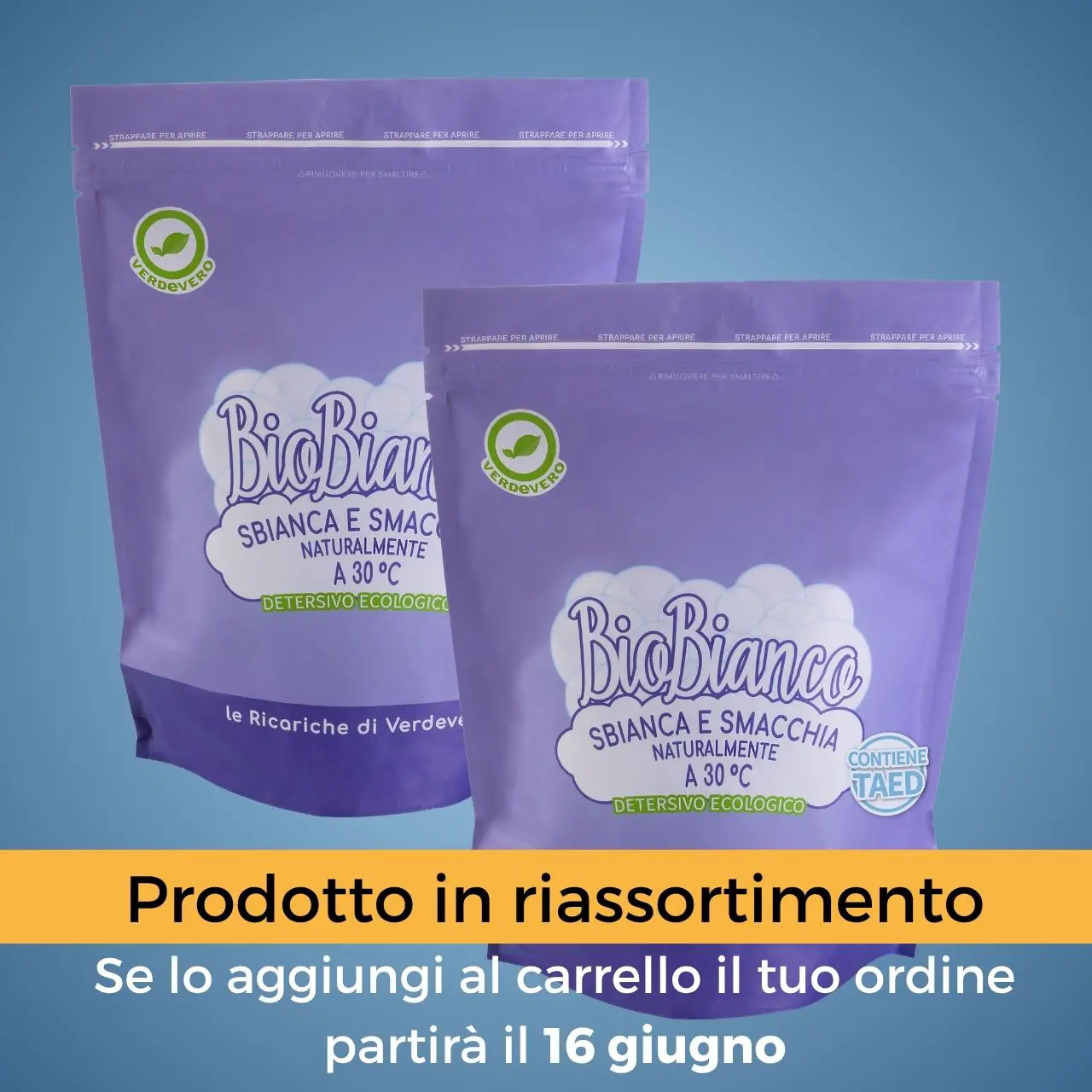 detersivo in polvere sbiancante