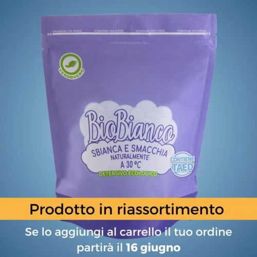 detersivo in polvere sbiancante