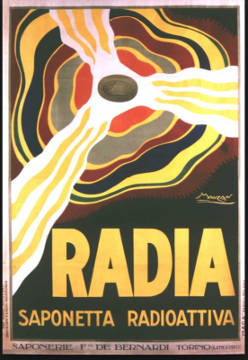 radia saponetta radioattiva