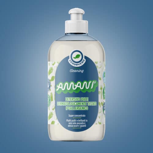 detersivo piatti a mano dermatologicamente testato ecologico