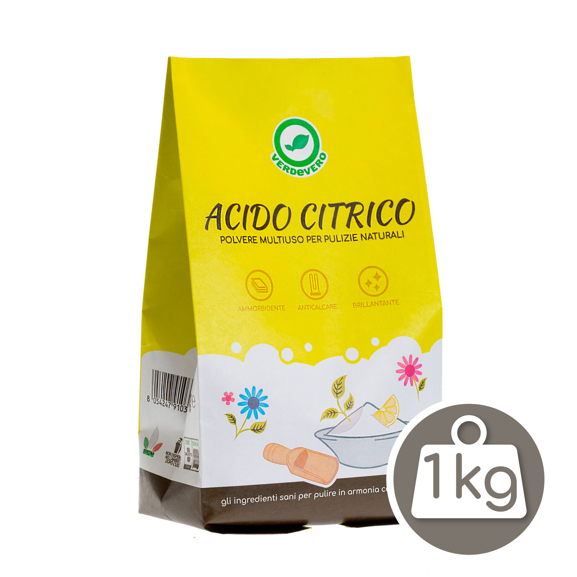 Acido Citrico 1Kg - Ingrediente naturale per detersivi fai da te