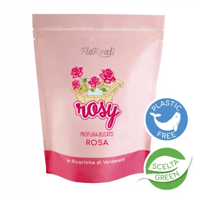 ROSY Profumo per bucato e biancheria ai fiori di Rosa 200GR - Verdevero