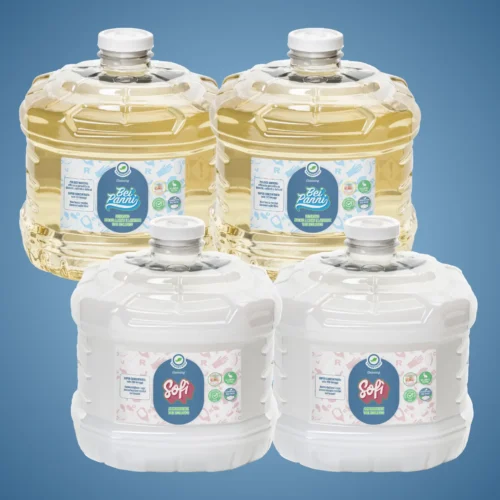 Kit Risparmio Bucato Ecologico – 8 litri di Beipanni + 8 litri di Sofì