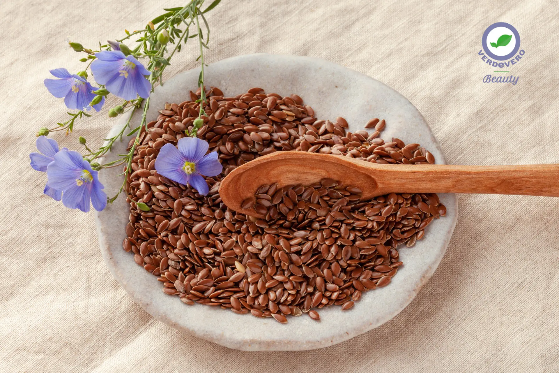 olio di semi di lino per i capelli