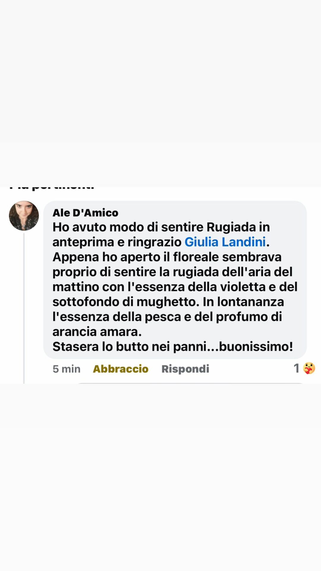 RUGIADA profuma bucato alla Violetta, Arancio Verde e Pesca 200 gr - immagine 3