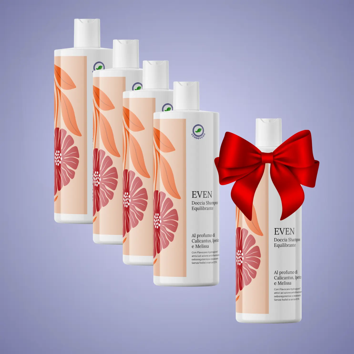 verdevero even shampoo doccia kit