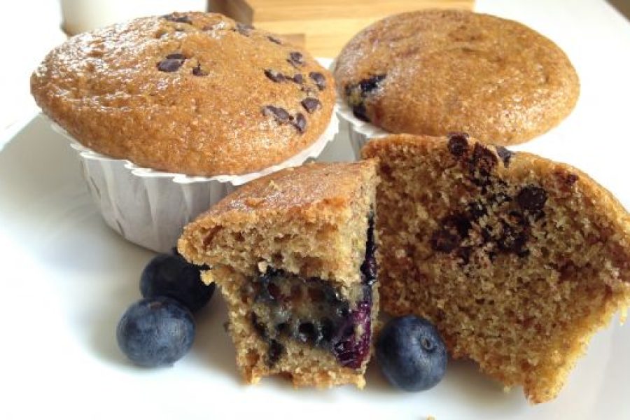 Muffin integrali senza zucchero bianco uova e latticini