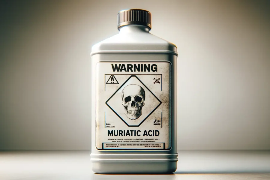 Pericoli acido muriatico