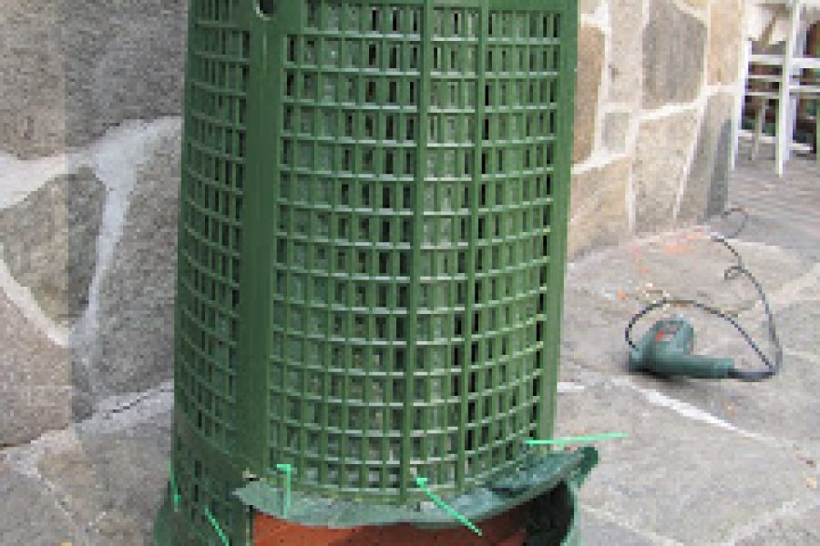 compostiera fai da te bidone