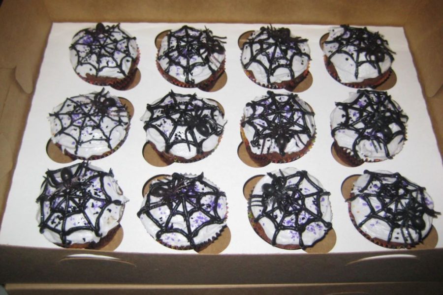 ragnatela di hallowee pasticcini